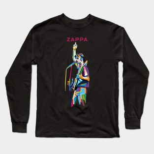 Abstract geometric F.Vincent Zappa in WPAP Long Sleeve T-Shirt